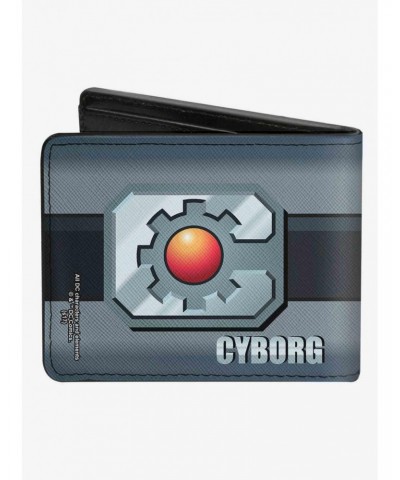 DC Comics Cyborg Icon Stripe Bifold Wallet $10.03 Wallets