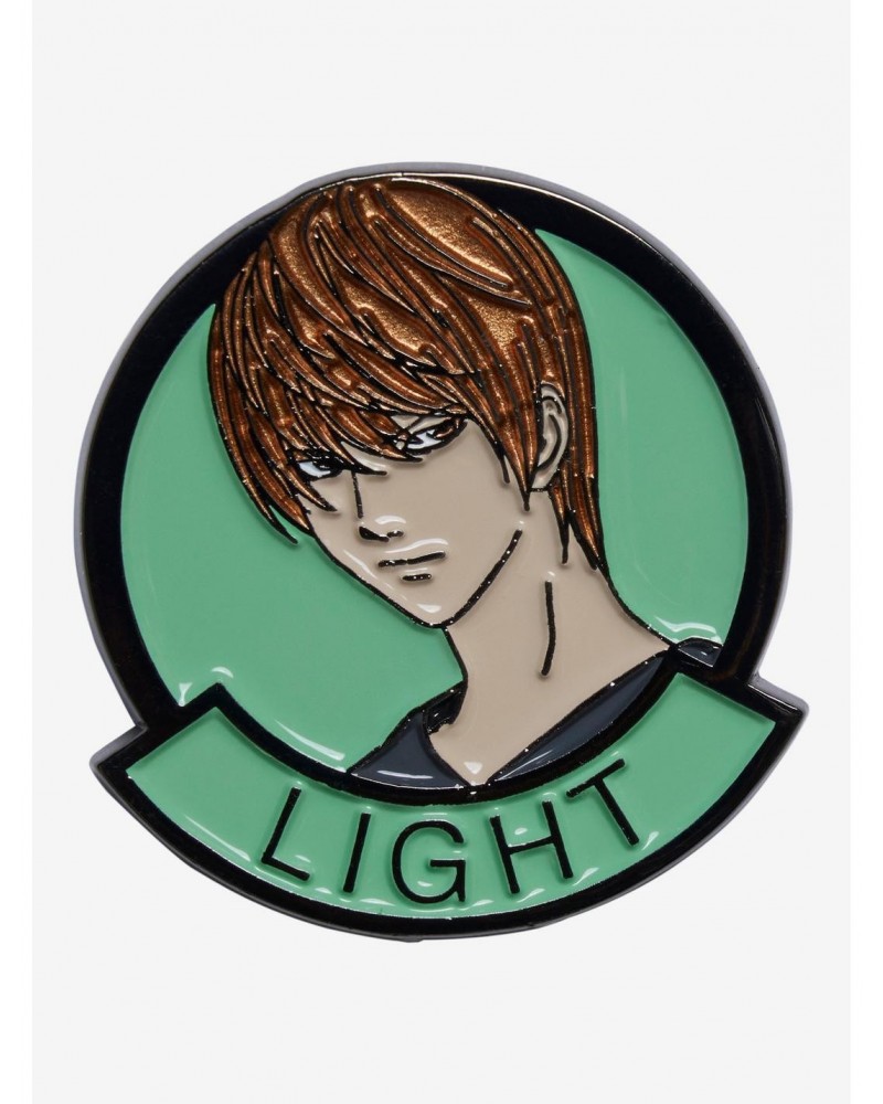 Death Note Light Profile Enamel Pin $3.66 Pins