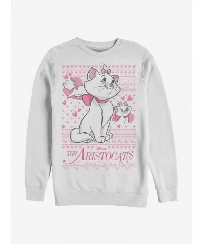 Disney The Aristocats Marie Ugly Holiday Sweater Crew Sweatshirt $11.81 Sweatshirts