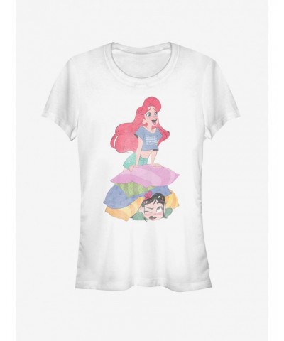 Disney Ralph Breaks The Internet Singing Ariel Girls T-Shirt $5.02 T-Shirts