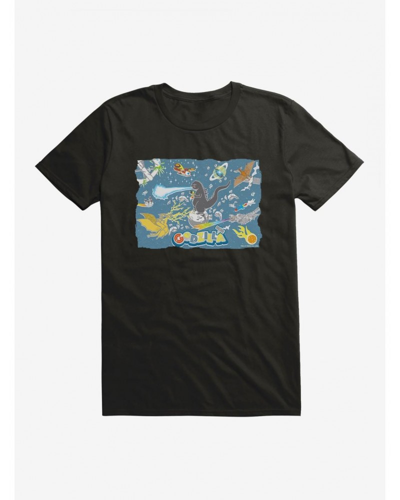 Godzilla Space T-Shirt $8.80 T-Shirts