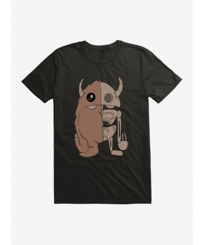 Depressed Monsters Semi Skeleton T-Shirt By Ryan Brunty $10.99 T-Shirts