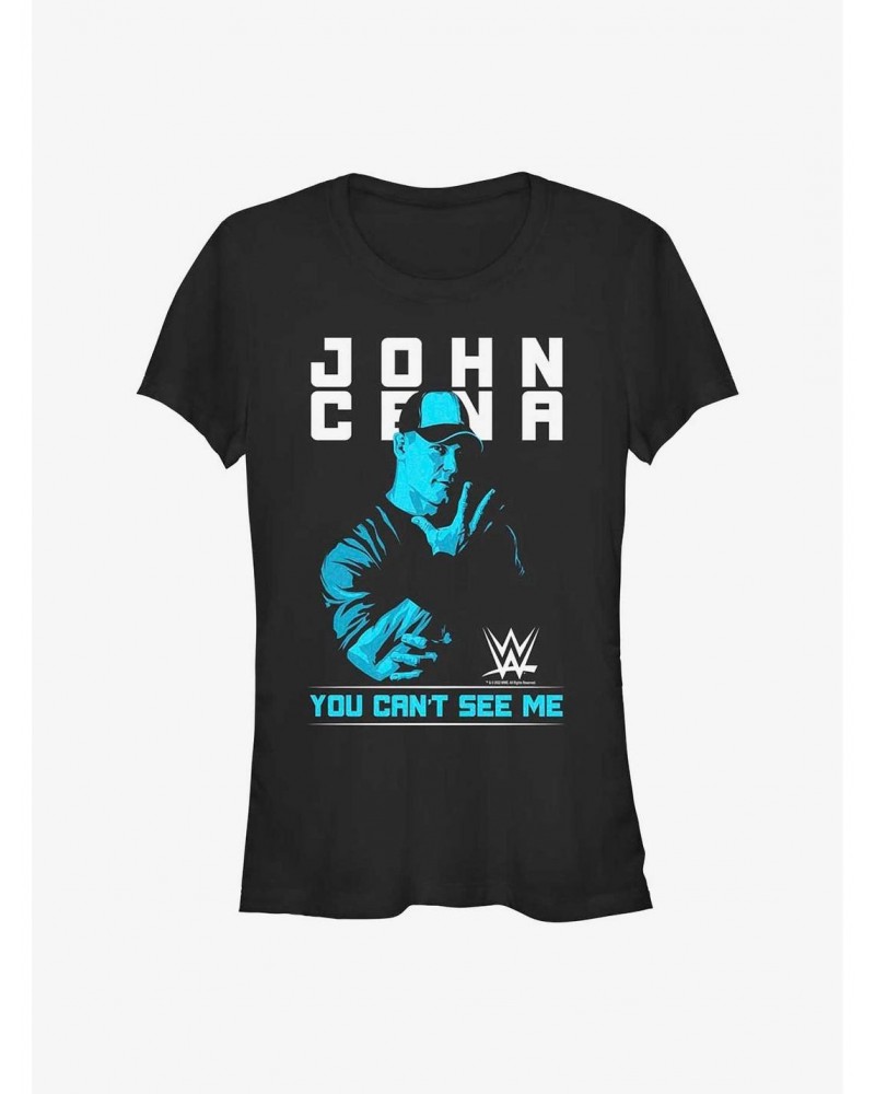 WWE John Cena You Can't See Me Girls T-Shirt $7.57 T-Shirts