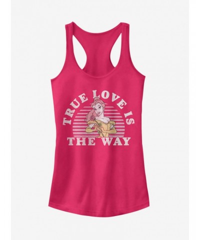 Disney Beauty And The Beast True Love Is The Way Girls Tank $8.57 Tanks