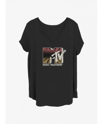 MTV Electric Logo Girls T-Shirt Plus Size $7.17 T-Shirts