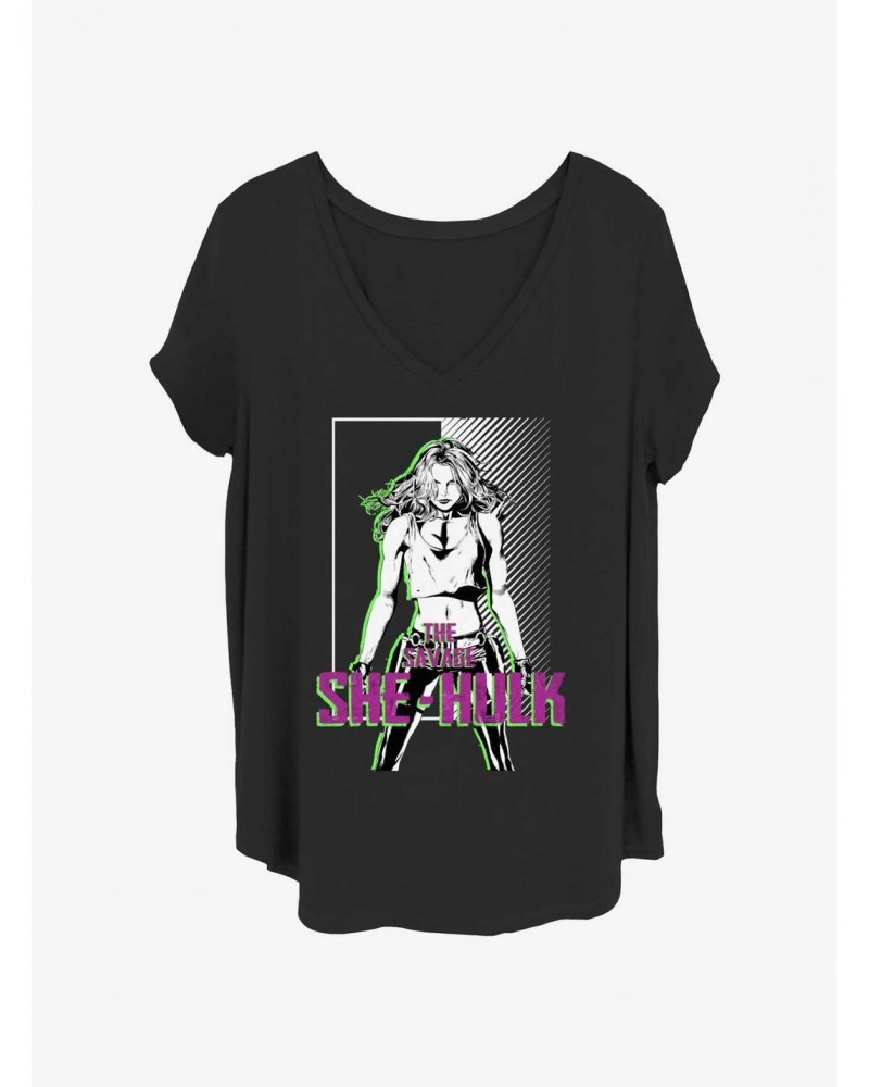 Marvel She-Hulk She Bad Girls T-Shirt Plus Size $7.40 T-Shirts