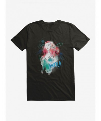 DC Comics Aquaman Mera Watercolor T-Shirt $8.99 T-Shirts