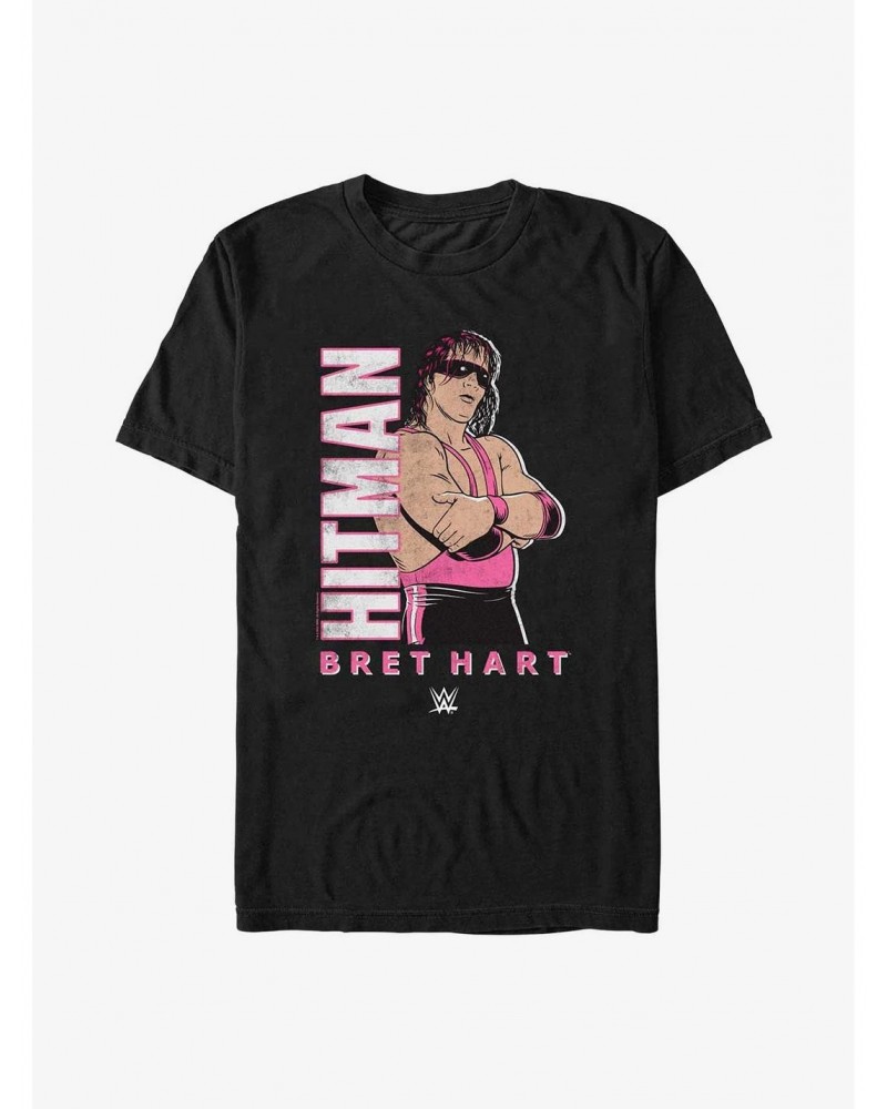 WWE Bret The Hitman Hart T-Shirt $9.56 T-Shirts