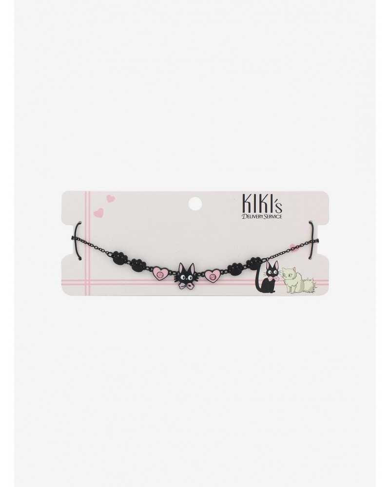 Studio Ghibli Kiki's Delivery Service Jiji Hearts Necklace $5.45 Necklaces