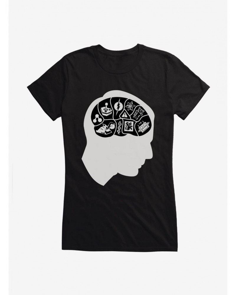 The Big Bang Theory Inside The Mind Girls T-Shirt $9.96 T-Shirts