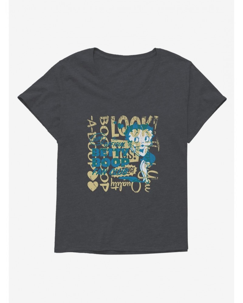Betty Boop Official Fan Club Girls T-Shirt Plus Size $9.71 T-Shirts