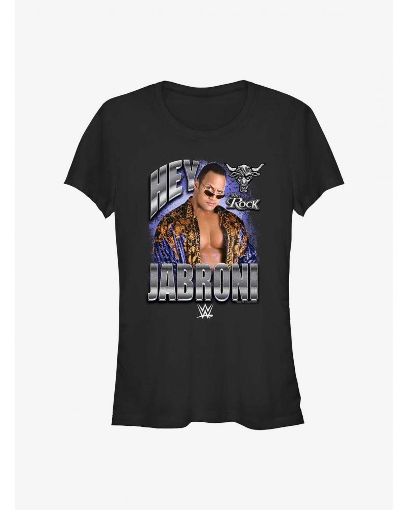 WWE The Rock Hey Jabroni Girls T-Shirt $8.96 T-Shirts