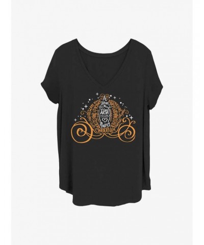 Disney Cinderella Pumpkin Type Girls T-Shirt Plus Size $13.29 T-Shirts