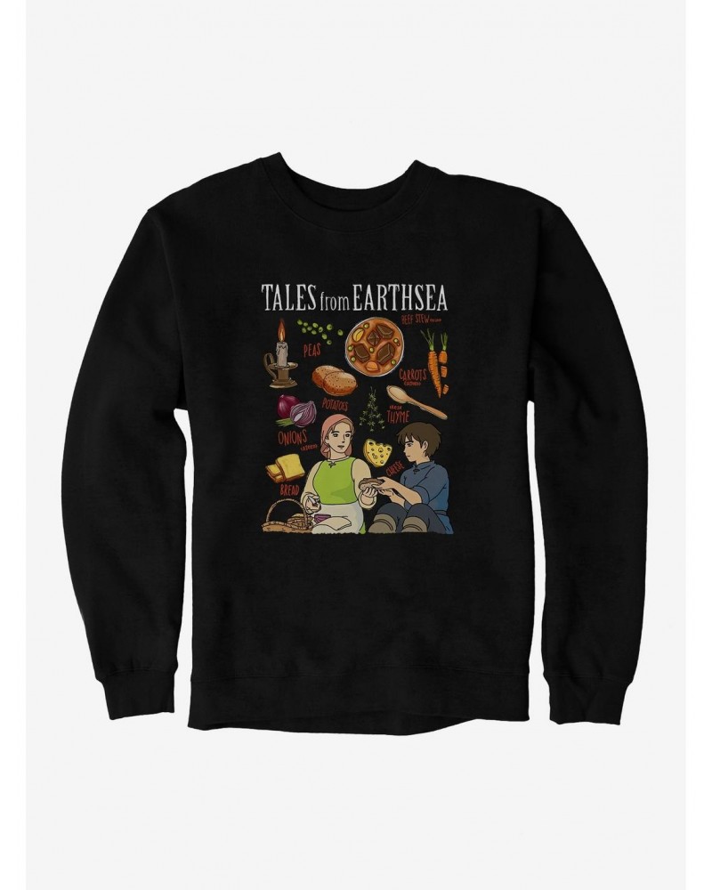 Studio Ghibli Tales From Earthsea Beef Stew Recipe Sweatshirt $11.22 Sweatshirts