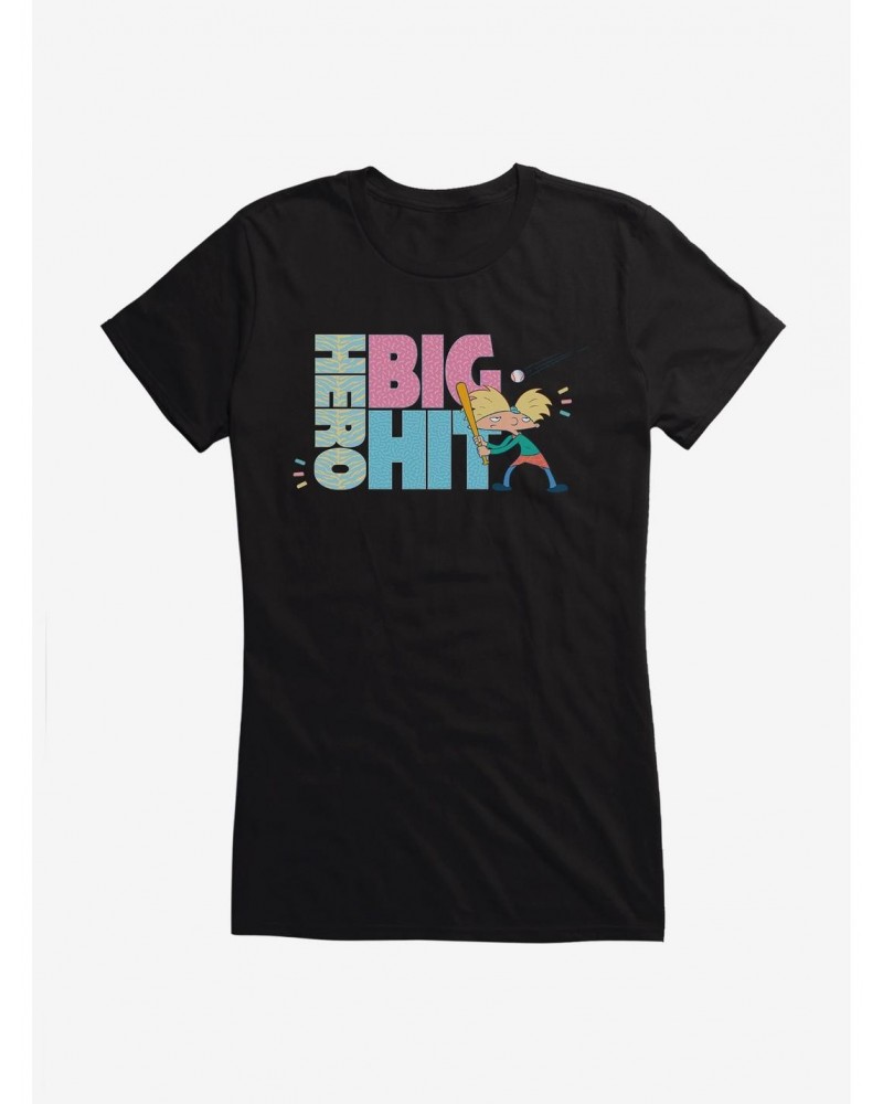 Hey Arnold! Big Hit Hero Girls T-Shirt $9.16 T-Shirts
