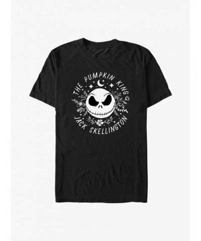 Disney The Nightmare Before Christmas Jack Skellington Pumpkin King Face T-Shirt $8.41 T-Shirts