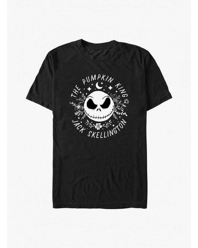 Disney The Nightmare Before Christmas Jack Skellington Pumpkin King Face T-Shirt $8.41 T-Shirts