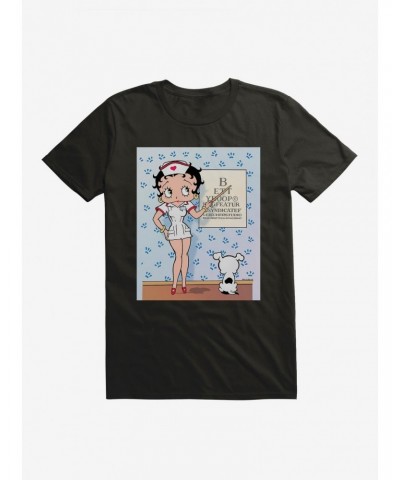 Betty Boop Snellen Eye Chart T-Shirt $7.46 T-Shirts