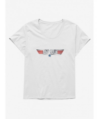 Top Gun Logo Girls T-Shirt Plus Size $11.00 T-Shirts