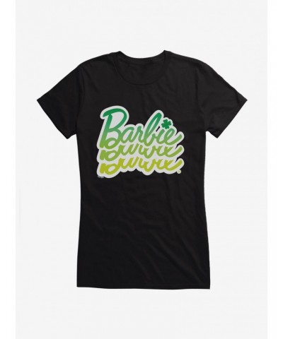 Barbie St. Patrick's Day Green Ombre Girls T-Shirt $8.96 T-Shirts