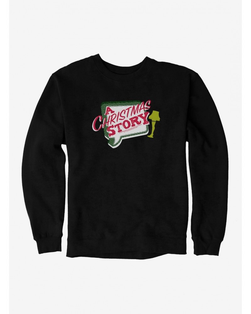 A Christmas Story Lamp Logo Sweatshirt $14.46 Sweatshirts