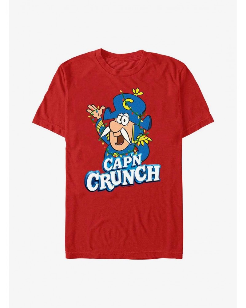 Capn Crunch Holiday String Light Wrap T-Shirt $7.17 T-Shirts