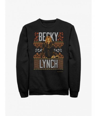 WWE Becky Lynch Ugly Christmas Sweatshirt $10.92 Sweatshirts