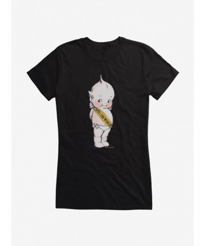 Kewpie Shy Pose Girls T-Shirt $7.17 T-Shirts
