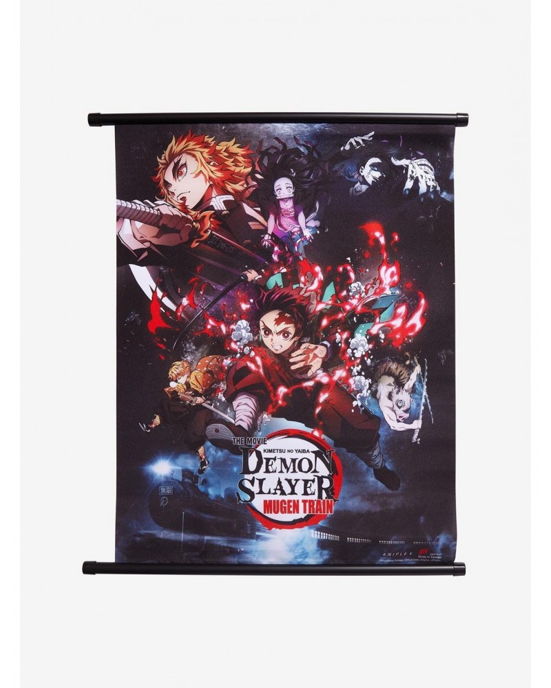 Demon Slayer: Kimetsu No Yaiba The Movie: Mugen Train Art Wall Scroll $4.77 Scrolls