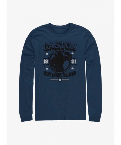 Disney Beauty and the Beast Gaston Gym Long-Sleeve T-Shirt $10.53 T-Shirts