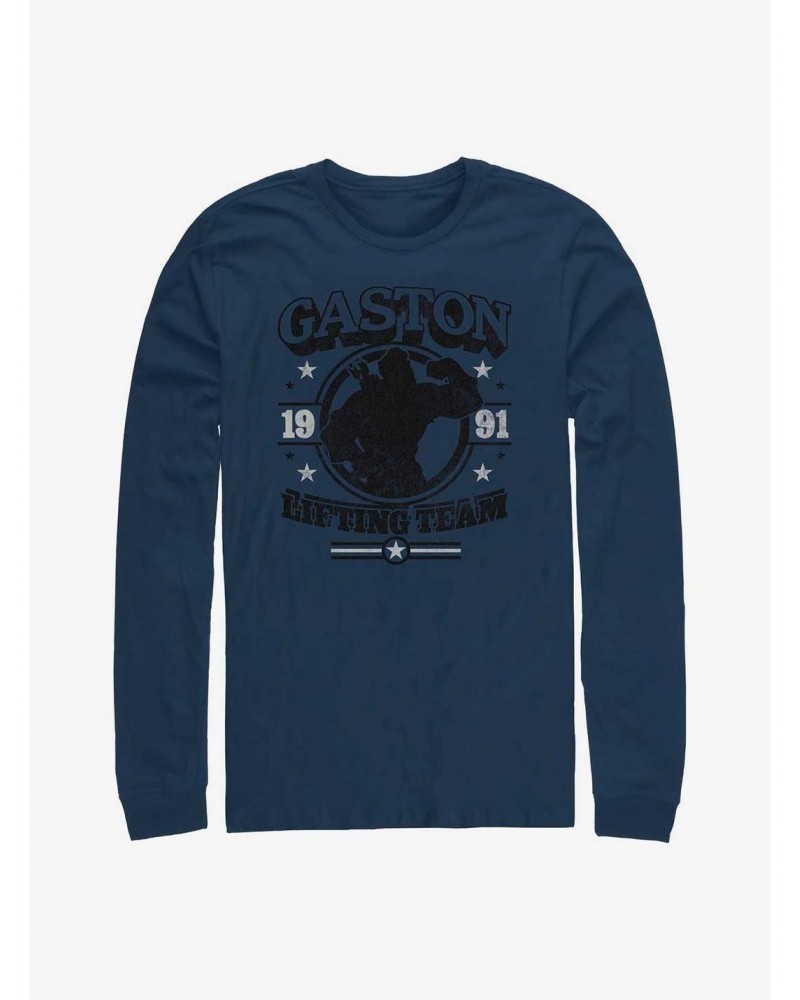 Disney Beauty and the Beast Gaston Gym Long-Sleeve T-Shirt $10.53 T-Shirts