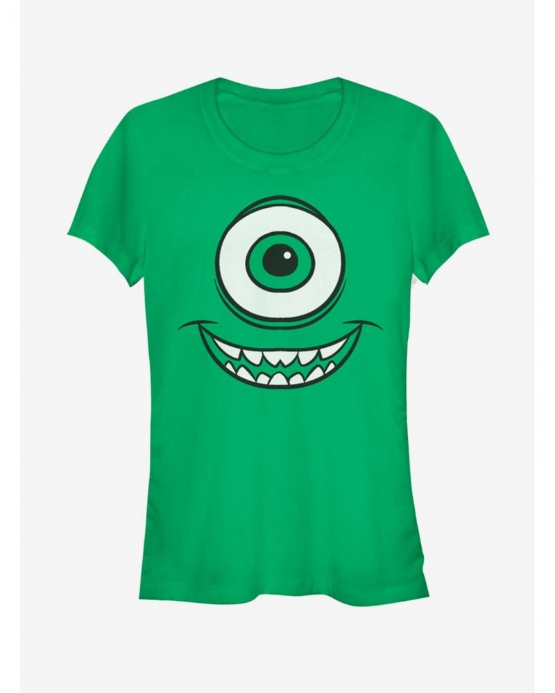 Disney Pixar Monsters, Inc. Mike Face Girls T-Shirt $8.17 T-Shirts