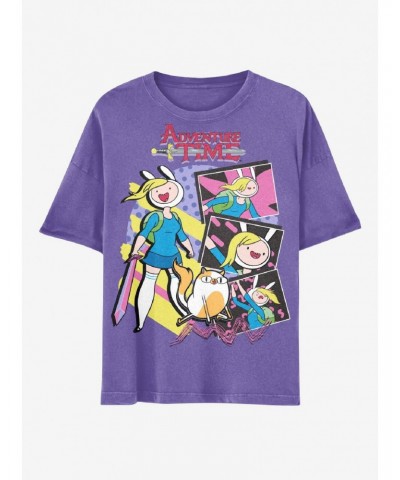 Adventure Time Fionna & Cake Boyfriend Fit Girls T-Shirt $12.20 T-Shirts