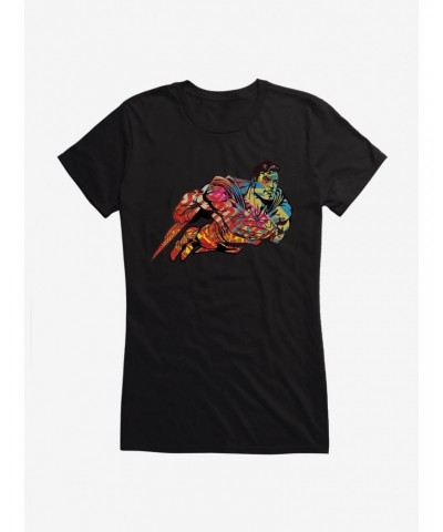 DC Comics Superman Tie Dye Flight Girls T-Shirt $5.98 T-Shirts