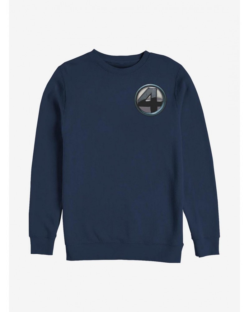 Marvel Fantastic Four Fantastic Costume Crew Sweatshirt $12.40 Sweatshirts