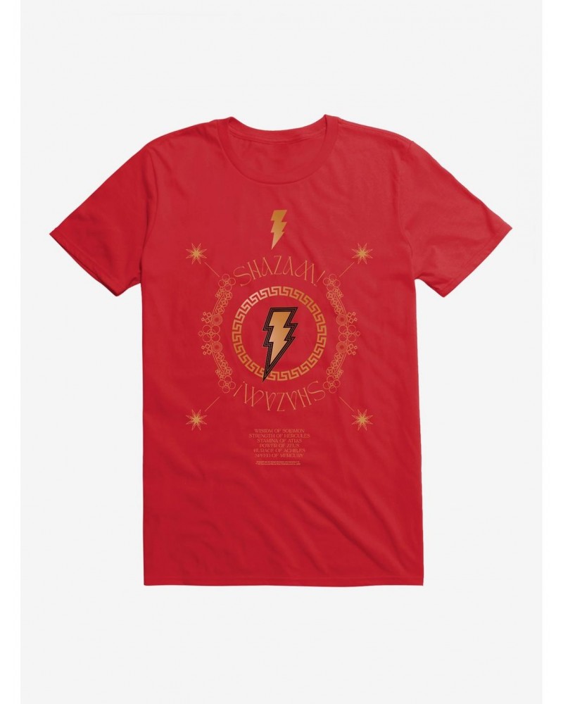 DC Comics Shazam!: Fury Of The Gods Greek Art T-Shirt $8.41 T-Shirts