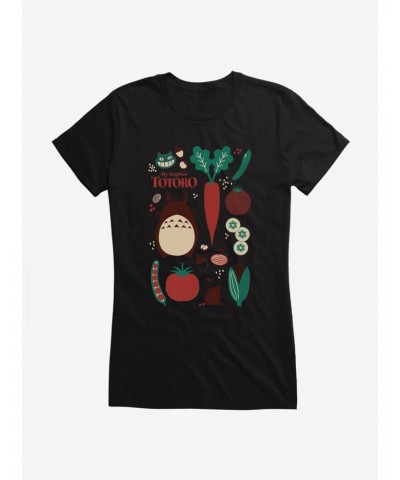 Studio Ghibli My Neighbor Totoro Food Collection Girls T-Shirt $9.76 T-Shirts