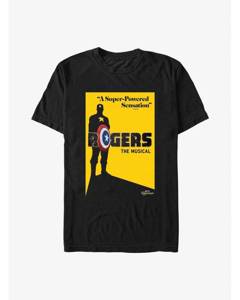 Marvel's Hawkeye Rogers: The Musical Poster T-Shirt $7.46 T-Shirts