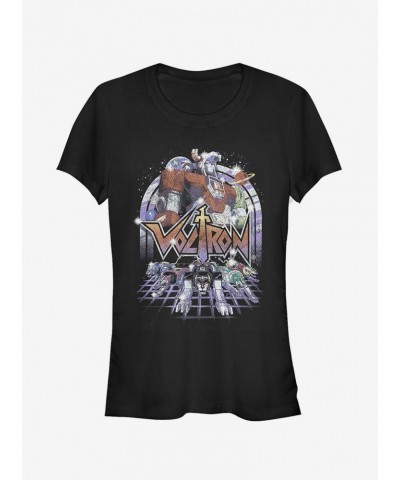 Voltron Retro Robot Lions Girls T-Shirt $5.82 T-Shirts