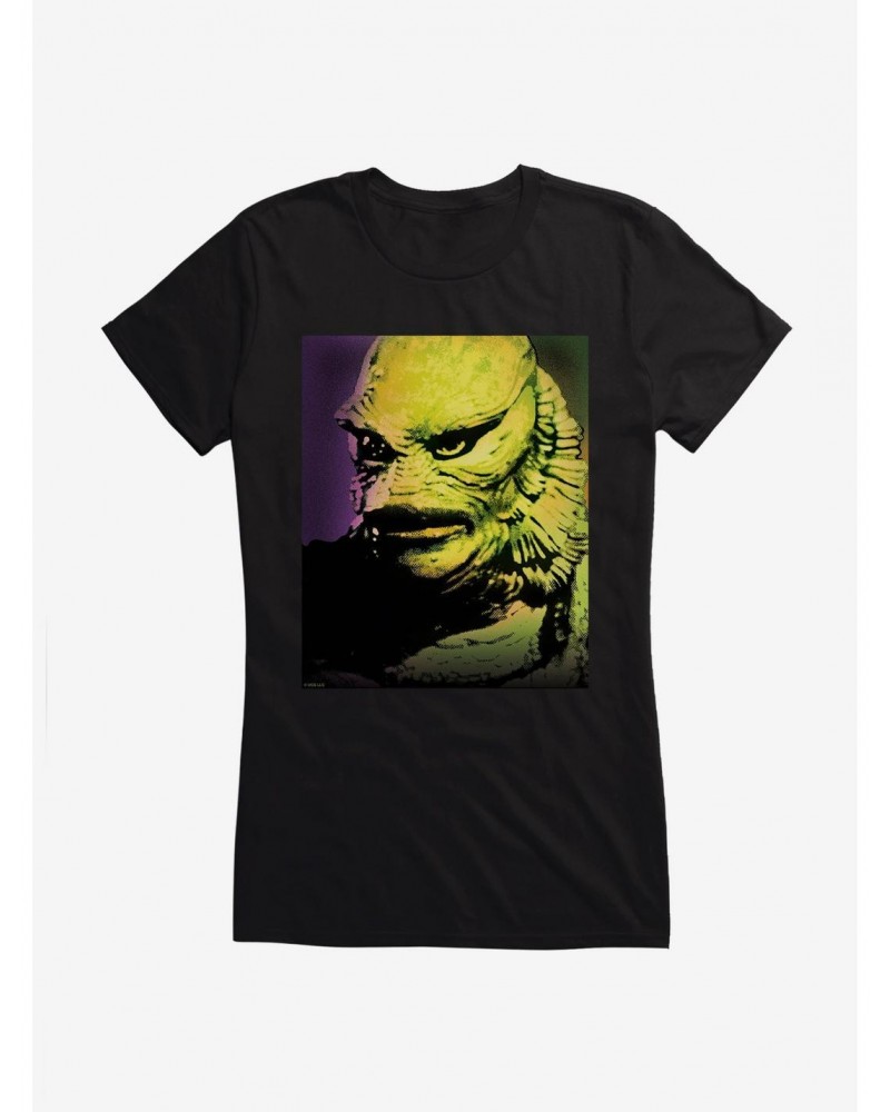 Creature From The Black Lagoon Live Action Glare Girls T-Shirt $7.47 T-Shirts