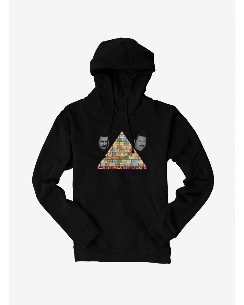 Parks And Recreation Swanson Pyramid Of Greatness Hoodie $11.00 Hoodies