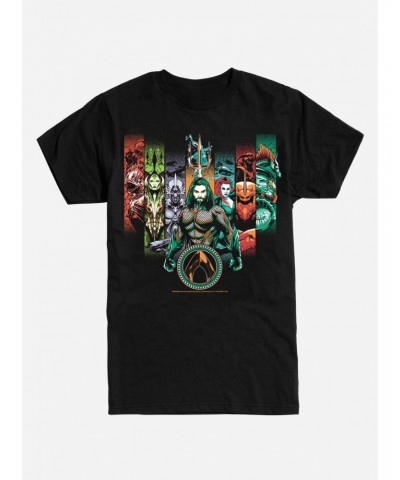 DC Comics Aquaman Character Lineup T-Shirt $9.37 T-Shirts