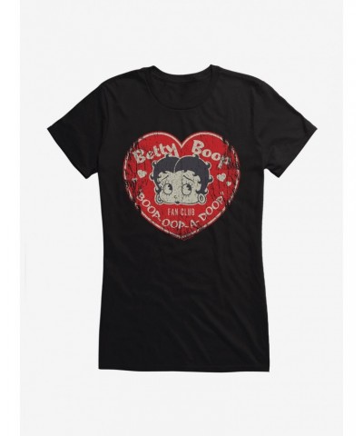 Betty Boop Fan Club Heart Girls T-Shirt $8.76 T-Shirts