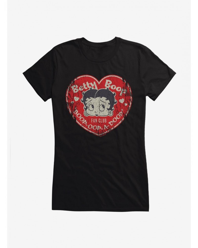 Betty Boop Fan Club Heart Girls T-Shirt $8.76 T-Shirts