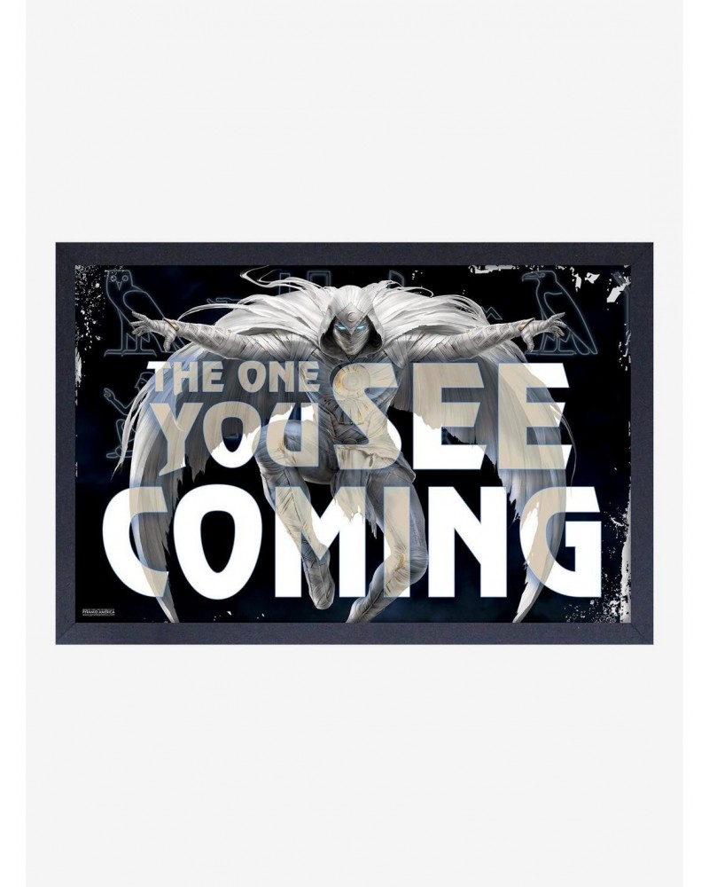 Marvel Moon Knight See Me Coming Framed Wood Wall Art $11.45 Merchandises