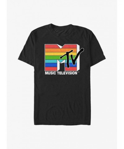 MTV Rainbow Logo T-Shirt $6.31 T-Shirts