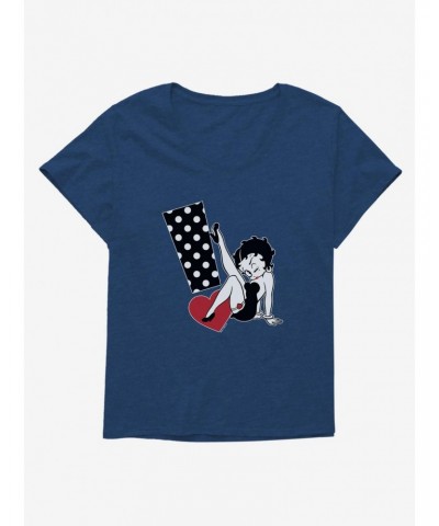 Betty Boop Polka Dot Exclamation Girls T-Shirt Plus Size $10.17 T-Shirts