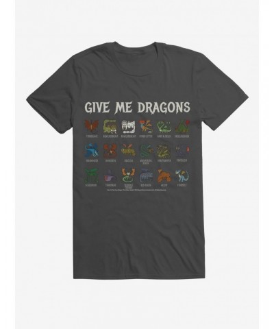 How To Train Your Dragon Give me Dragons List T-Shirt $7.65 T-Shirts