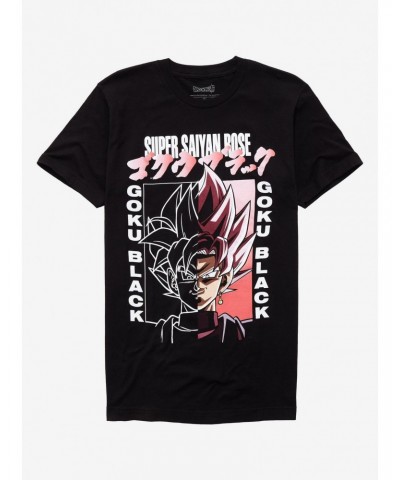 Dragon Ball Super Super Saiyan Rose Goku Black T-Shirt $11.45 T-Shirts