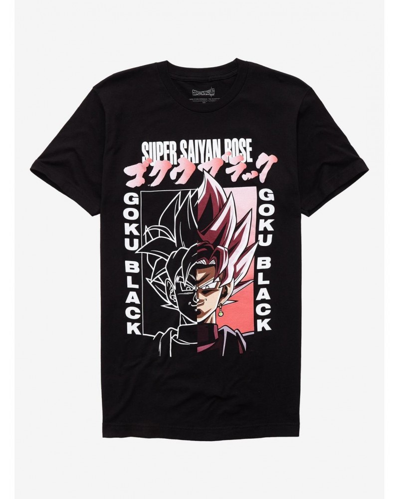 Dragon Ball Super Super Saiyan Rose Goku Black T-Shirt $11.45 T-Shirts